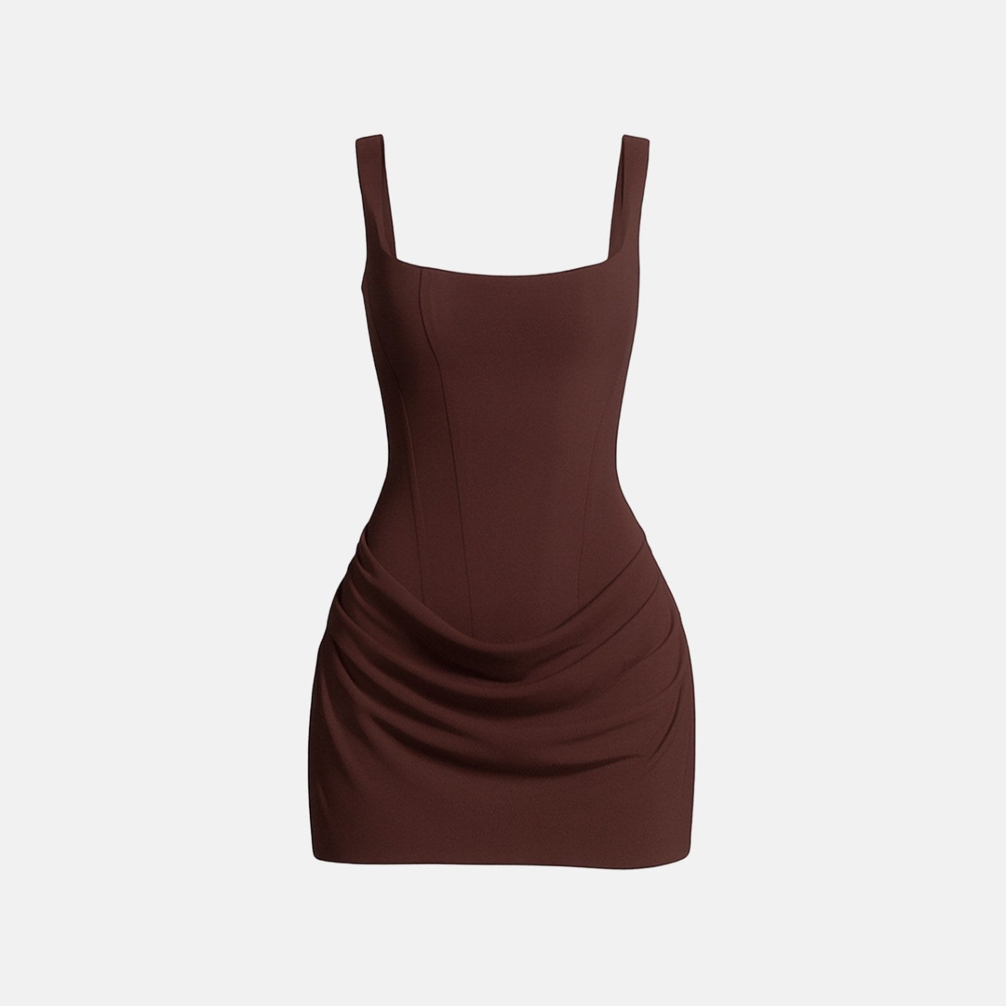 Gasher Corset Lace-Up Mini Dress