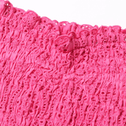 Gummy Embroidered Strapless Mini Dress