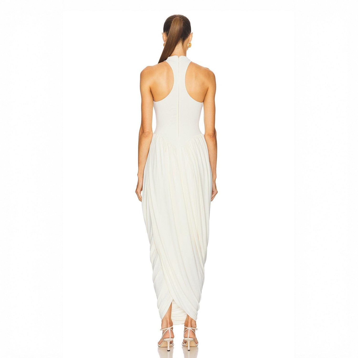 Harpo Halter High-Neck Maxi Dress
