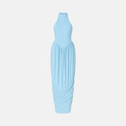 Harpo Halter High-Neck Maxi Dress