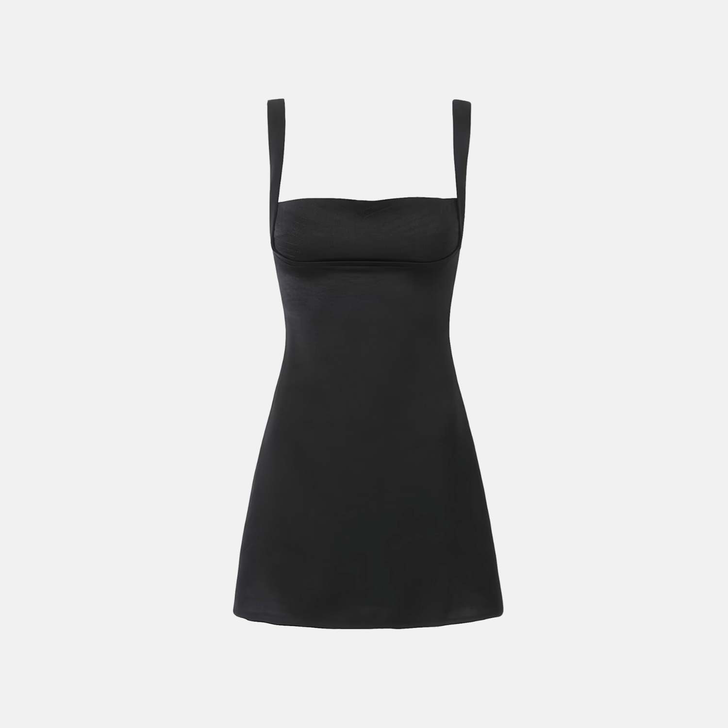 Leed Square-Neck Mini Dress