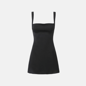 Leed Square-Neck Mini Dress