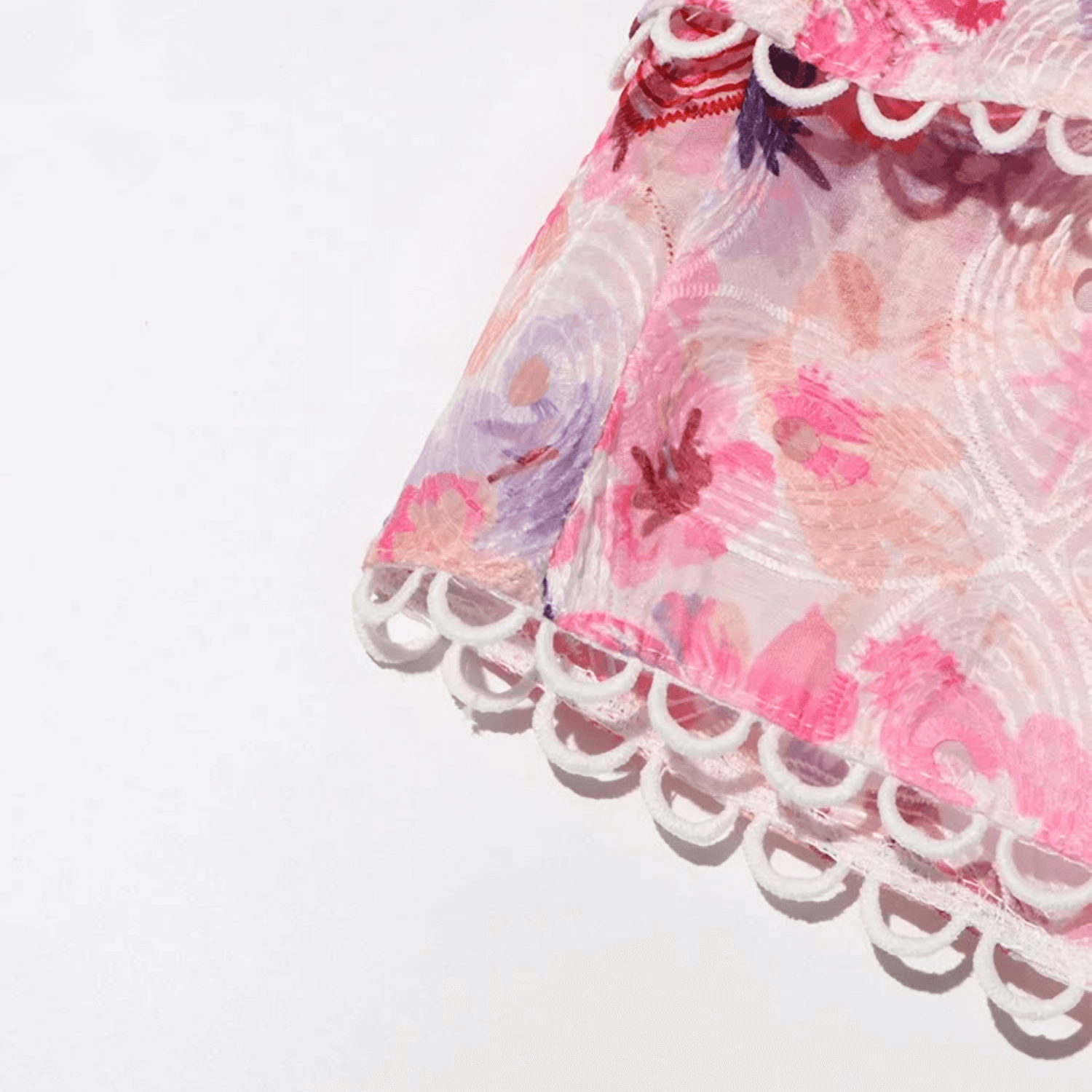 Lily Embroidered Strapless Mini Dress