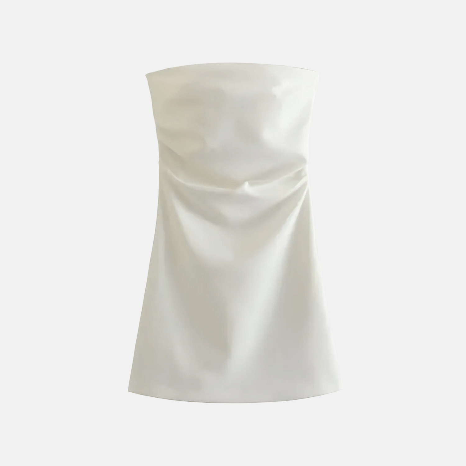 Maggie Strapless Draped Mini Dress