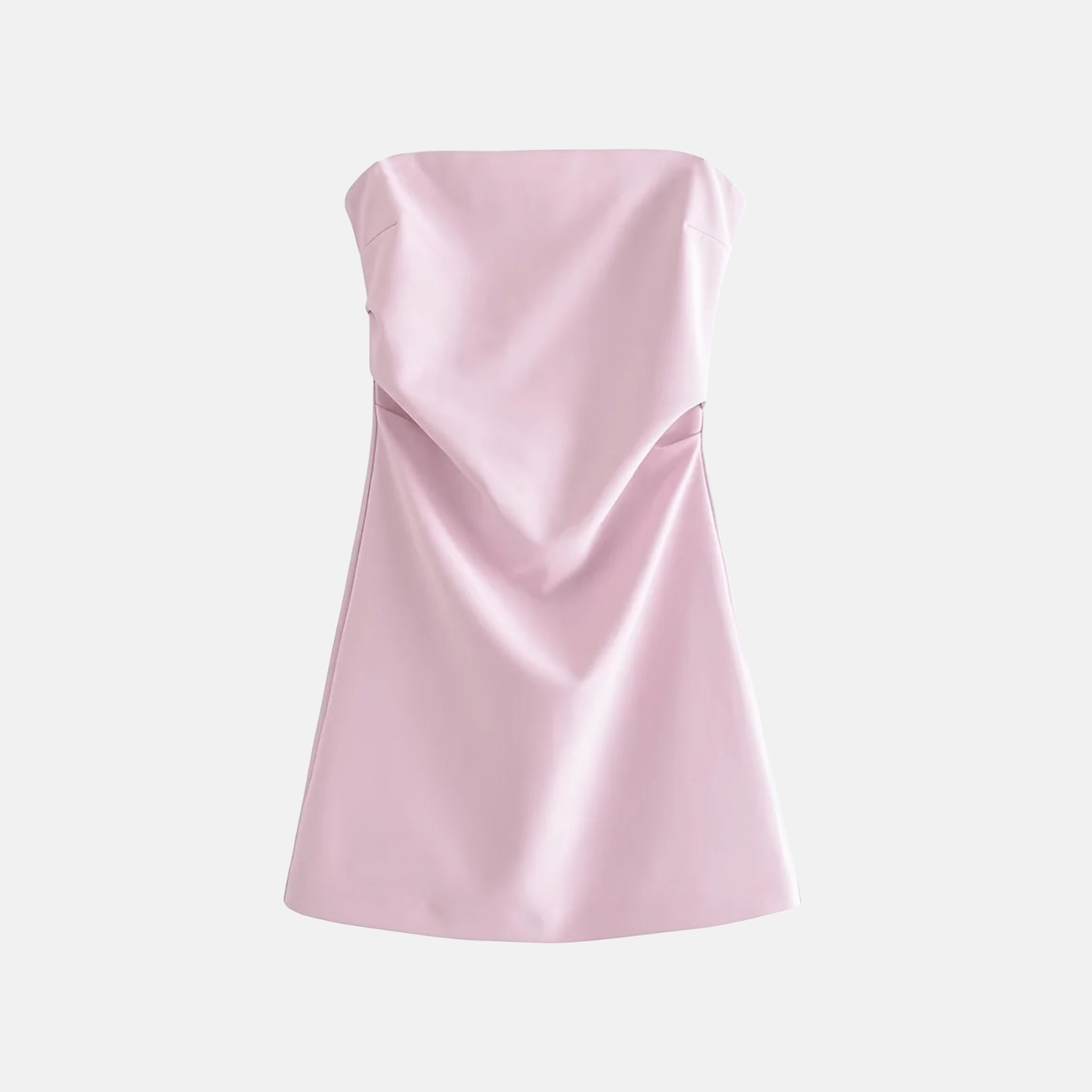 Maggie Strapless Draped Mini Dress