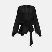 Mallorca Puff-Sleeve Mini Dress