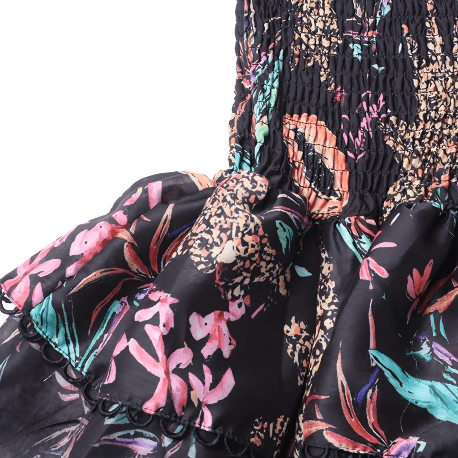 Manhattan Embroidered Strapless Mini Dress