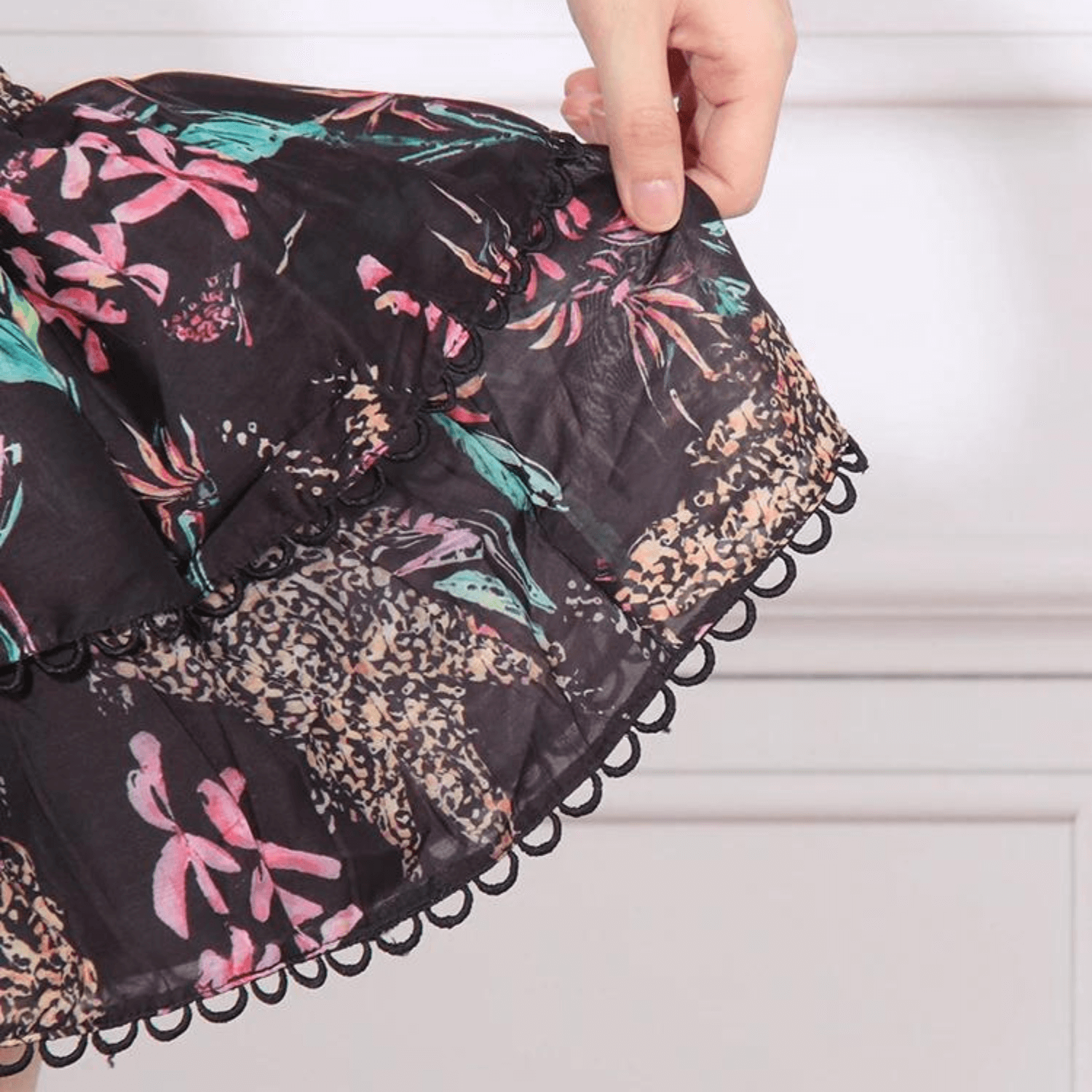 Manhattan Embroidered Strapless Mini Dress