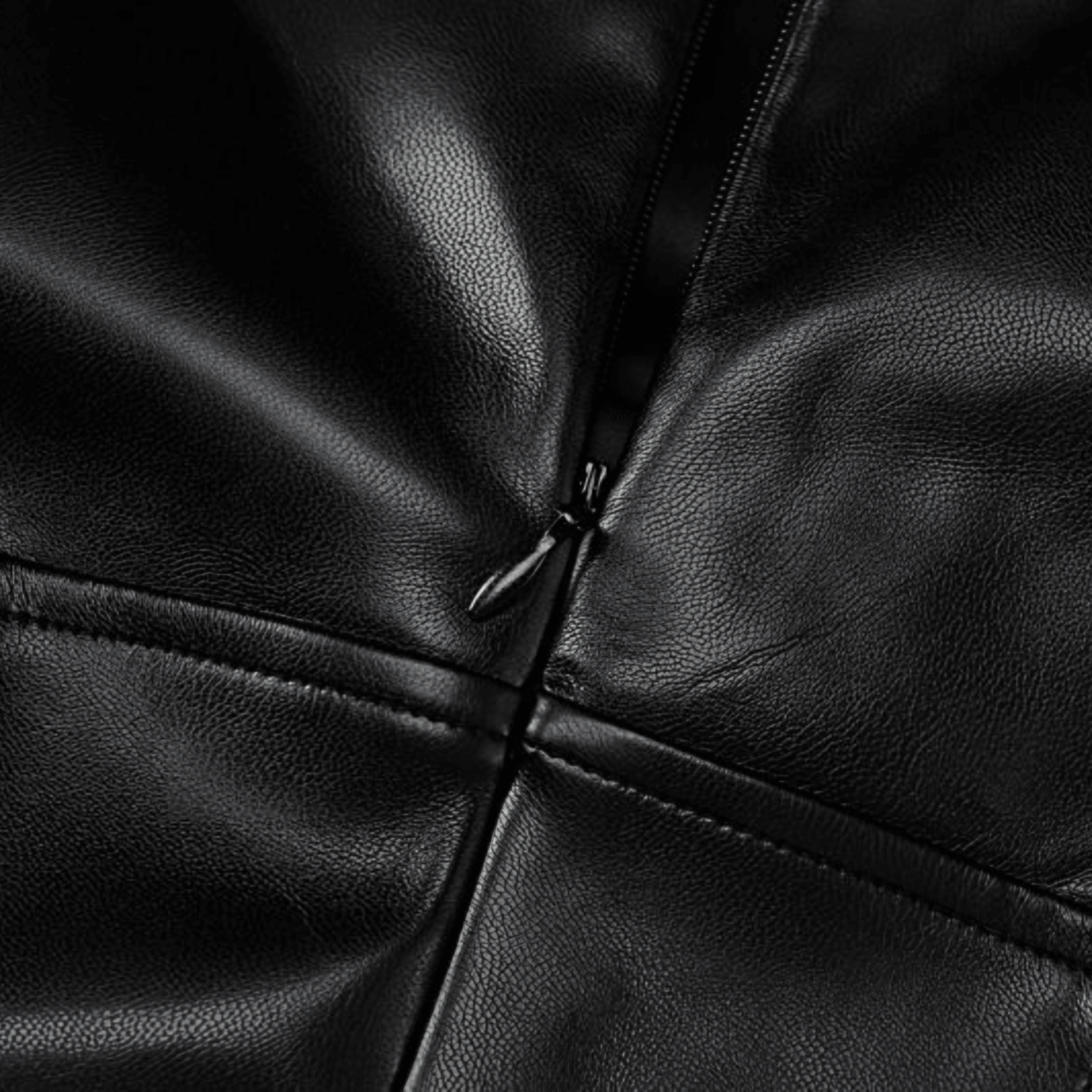 Midnight Vinyl Mini Dress