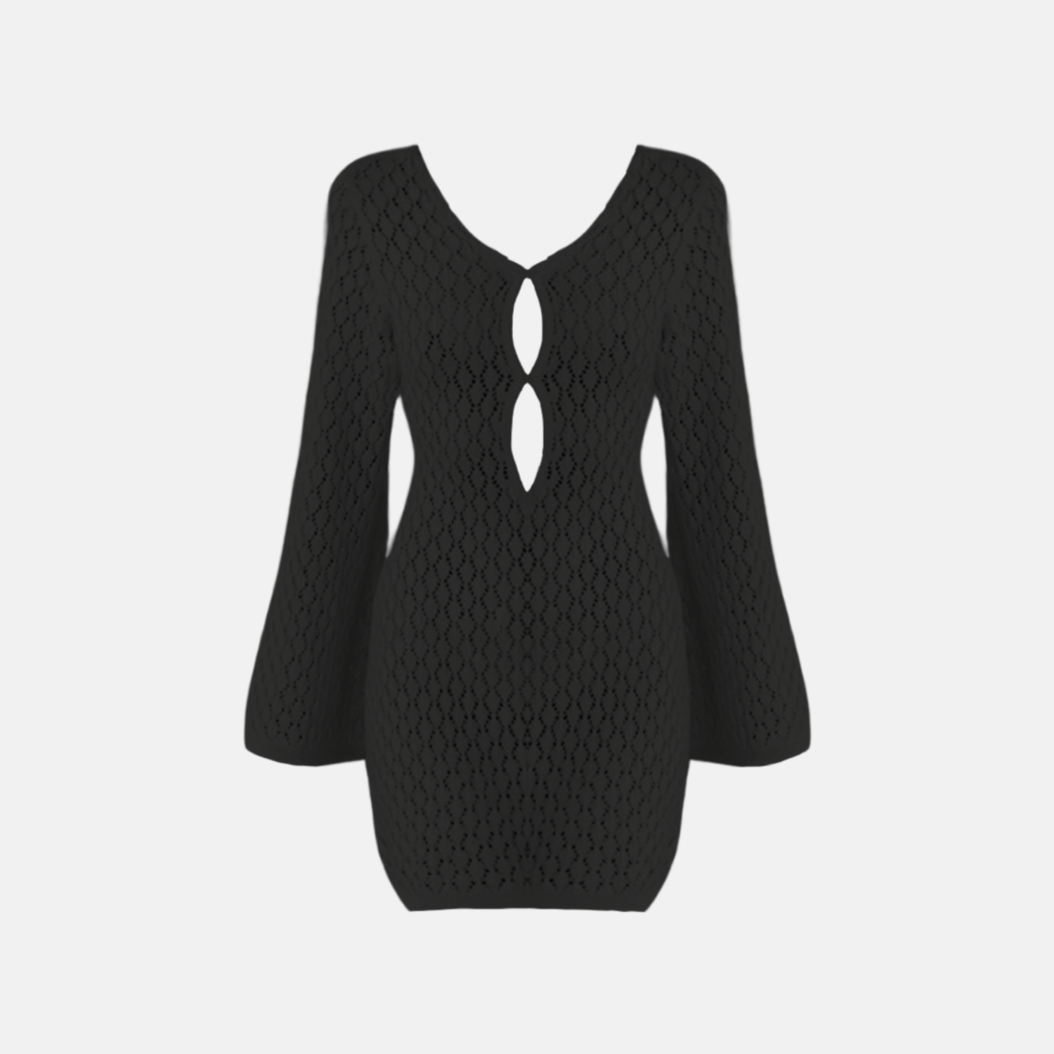 Mirante Lace-Texture Mini Dress