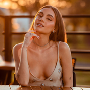 Pedraria Embellished Linen Dress