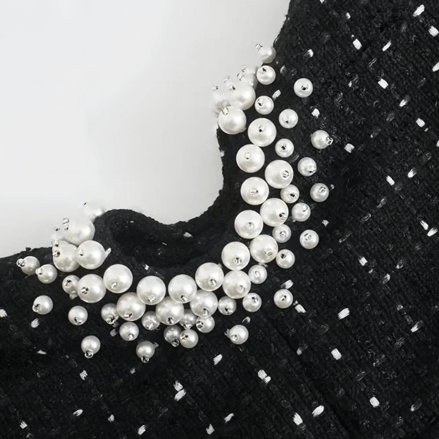 Perola Pearl Cut-Out Dress