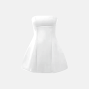 Pomme Strapless A-Line Mini Dress