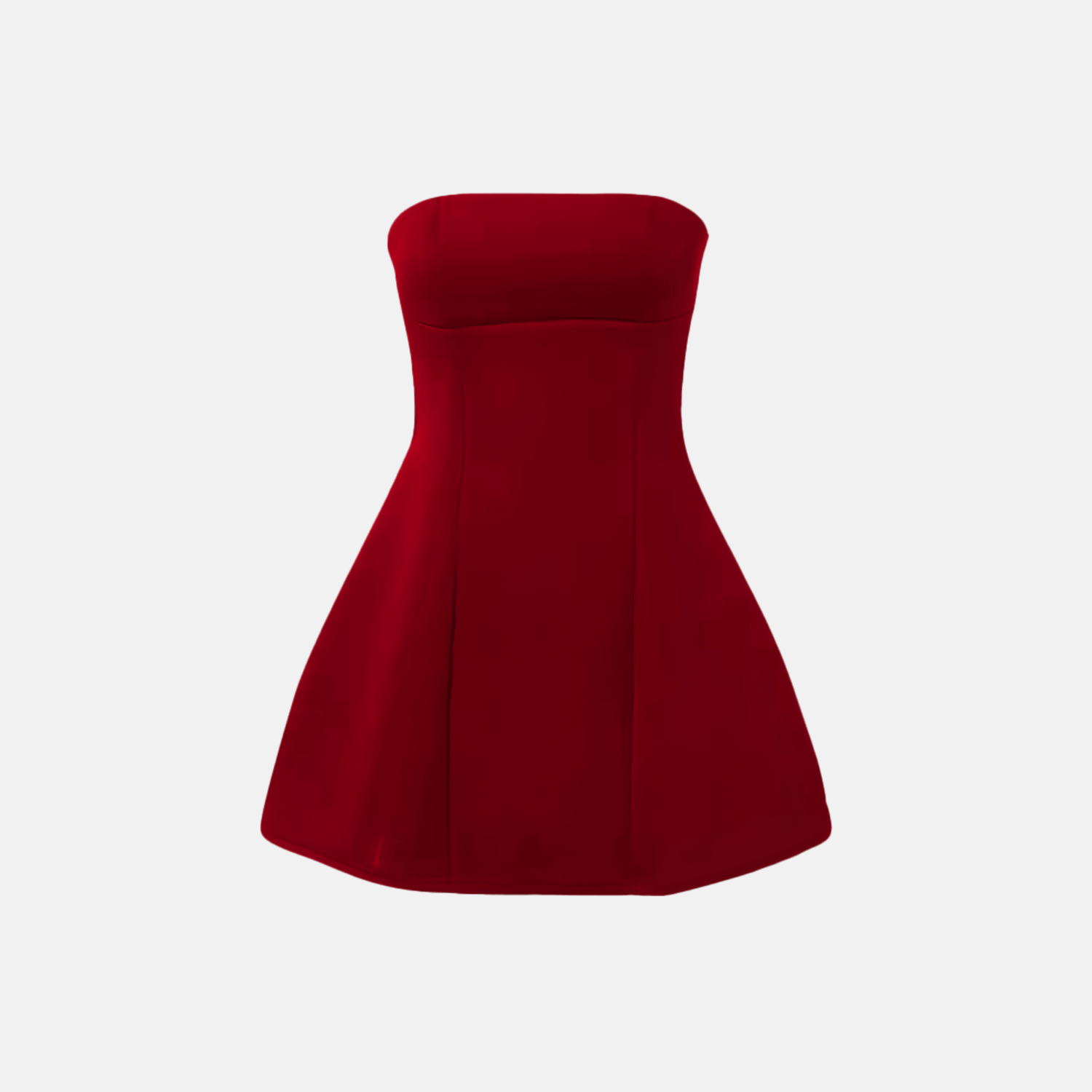 Pomme Strapless A-Line Mini Dress
