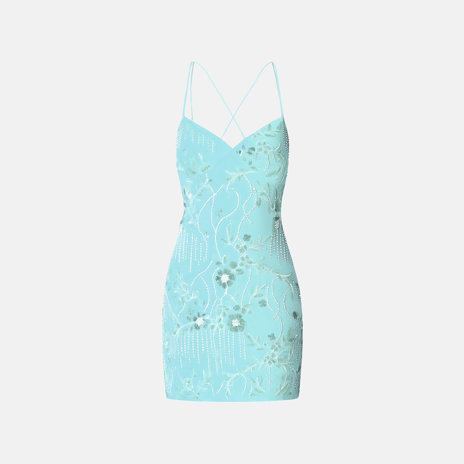 Soirée Embellished Tulle Mini Dress