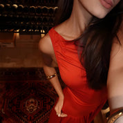 Splend Strapless Maxi Dress