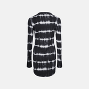 Storm Tie-Dye Long Sleeve Mini Dress